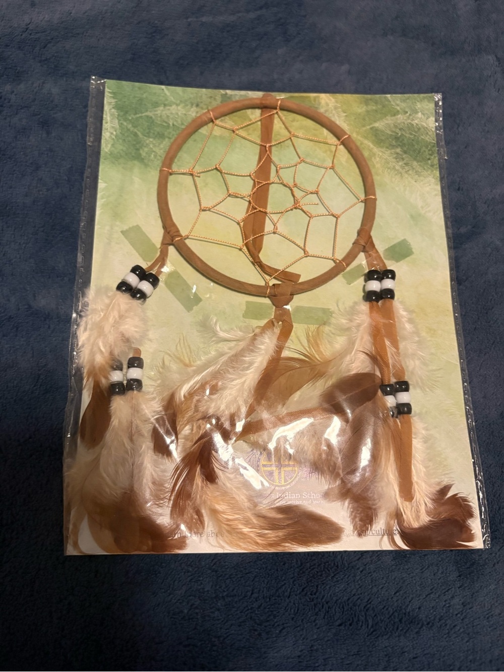 Brown Feather Dreamcatcher for Kids - Decorative Accessory